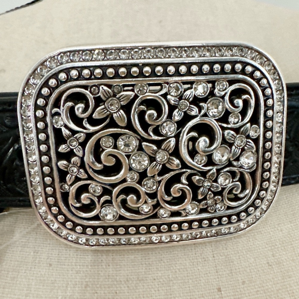 Classic Ariat Womens Rhinestone Filigree Belt - Picture 5 of 5